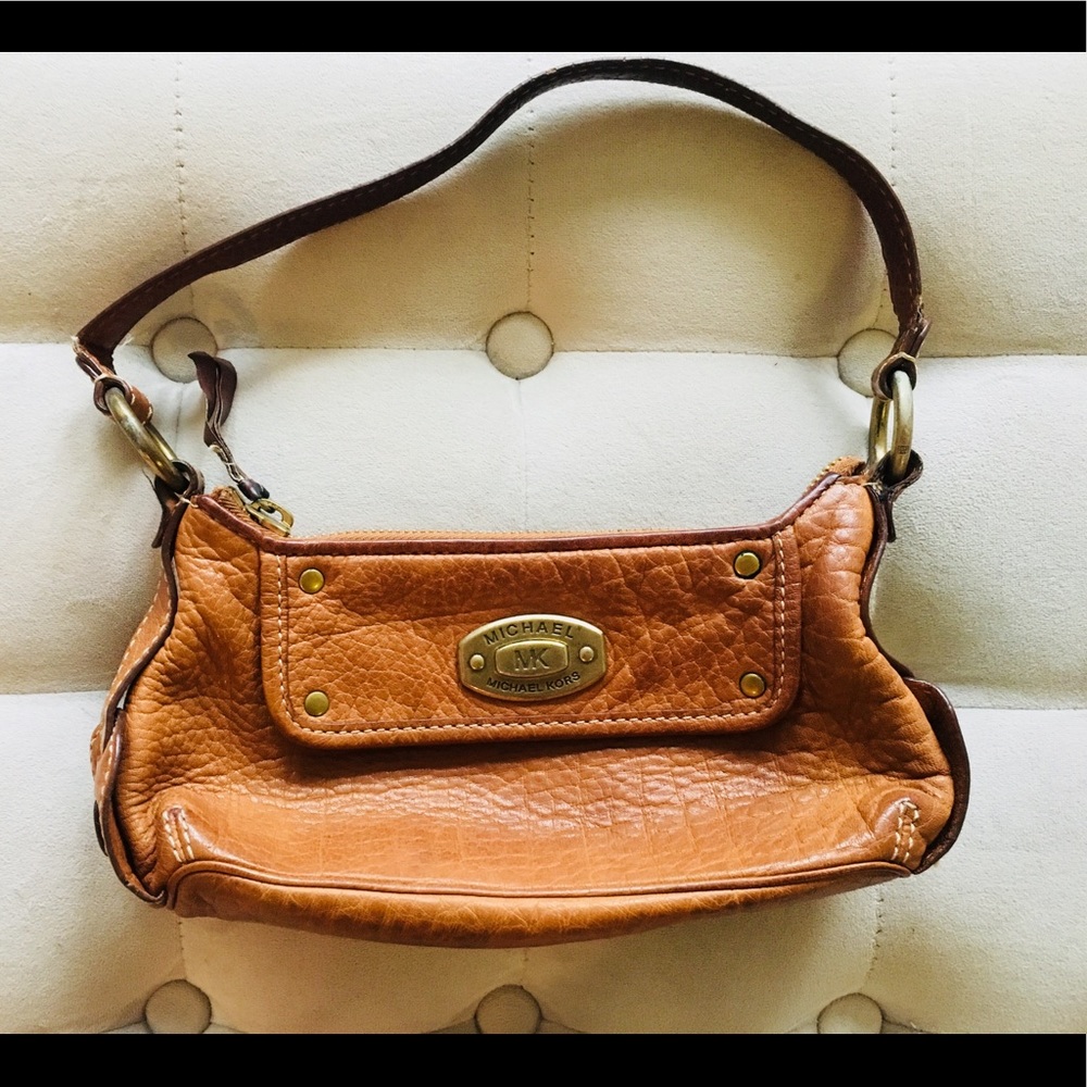 Vintage Michael Kors Soft Leather Purse, Saddle